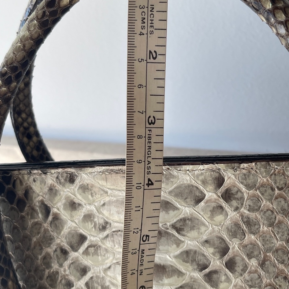 SNAKE SKIN- PHYTON ITALIAN HANDBAG NEW - Picture 16 of 16
